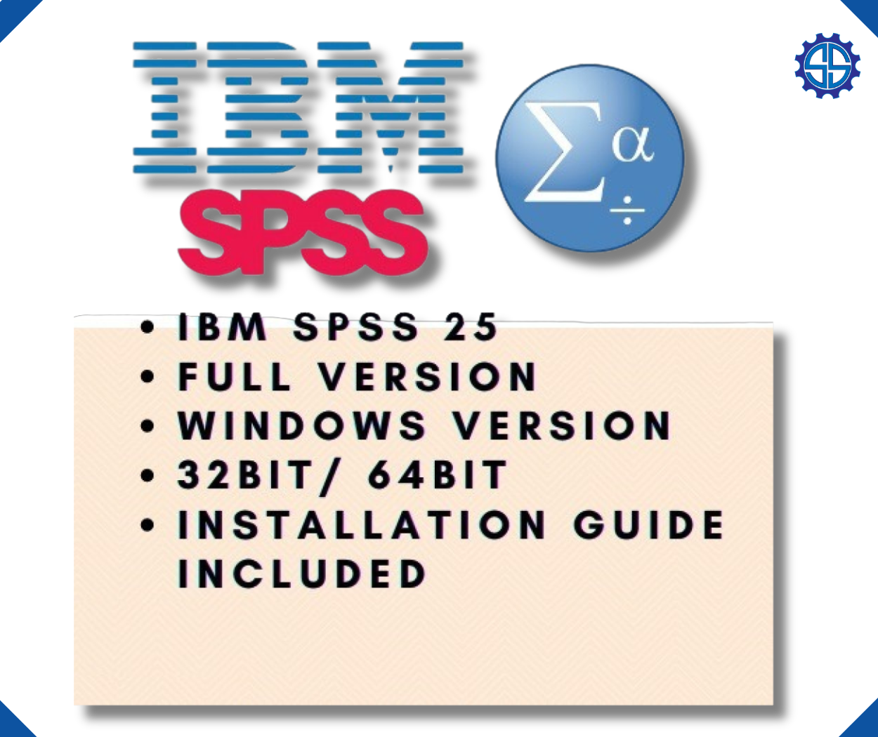 IBM SPSS Statistic Windows الإصدار 6 أشهر