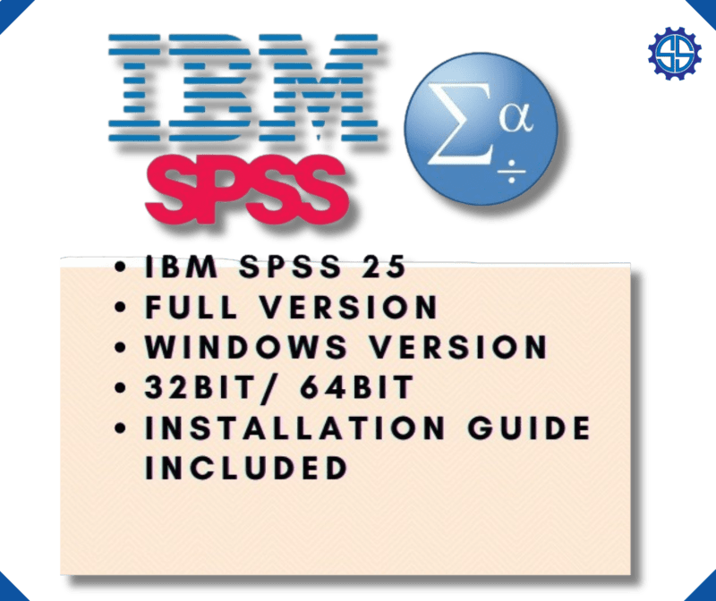 IBM SPSS Statistic Windows الإصدار 6 أشهر