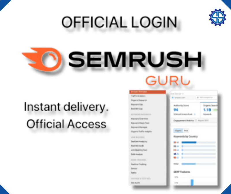 SEMrush Guru - استكشف وحلل إمكاناتك الكاملة على الإنترنت