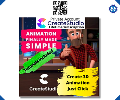 عنوان: برنامج Create Studio (حساب شخصي) - فيديوهات الرسوم المتحركة ثلاثية الأبعاد | لنظام Windows فقط | الإصدار 1.4.0