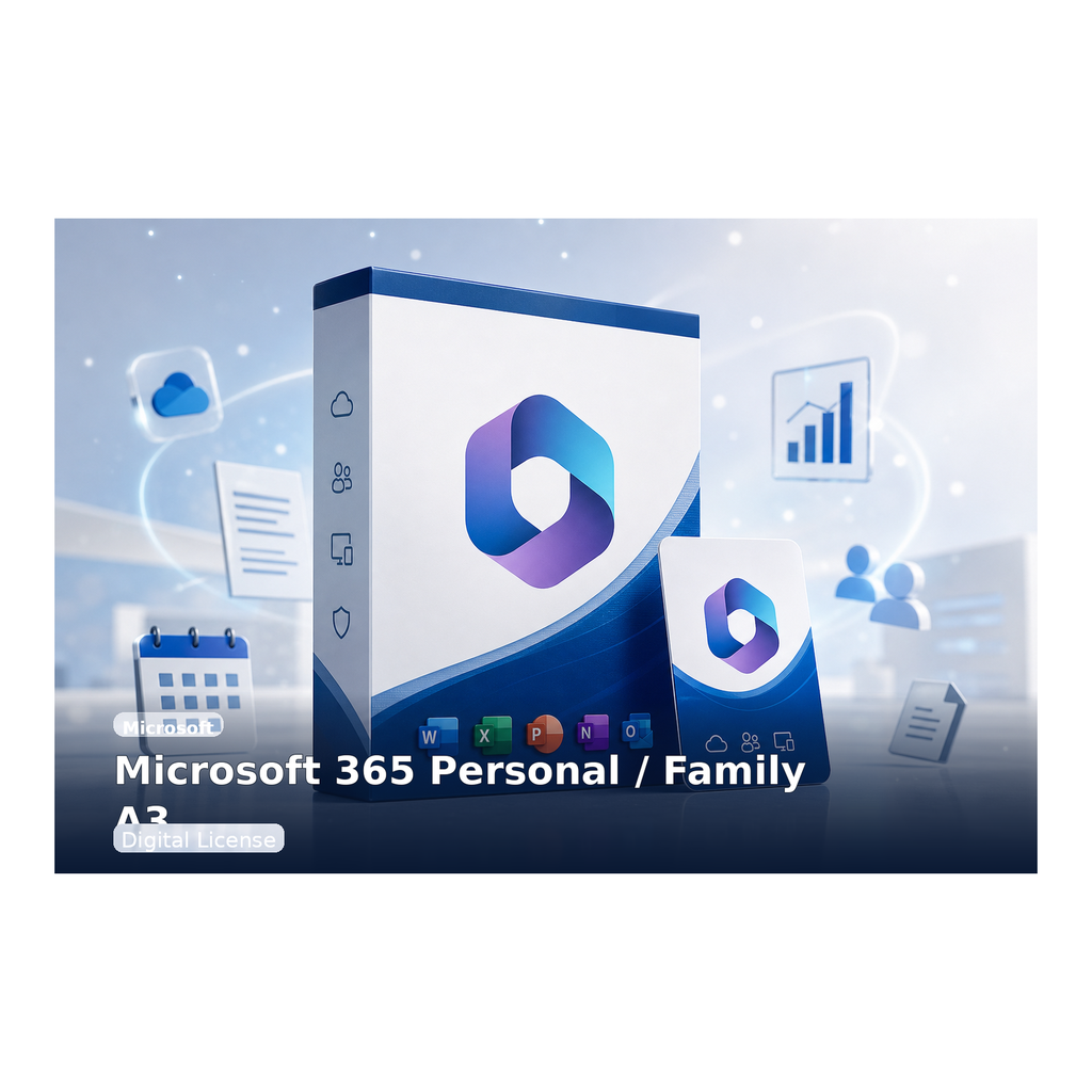 مايكروسوفت 365 للأفراد والعائلات - Microsoft - مناسب للاستخدام الفردي أو العائلي بحسب المتغير المعروض.
