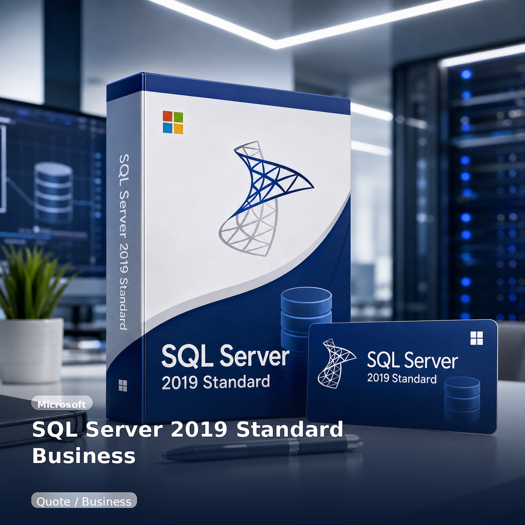 مايكروسوفت SQL Server 2019 Standard - Microsoft - مخصص لـ الشركات والبيئات المؤسسية.