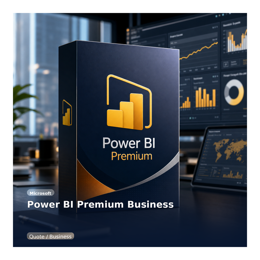 مايكروسوفت Power BI Premium - Microsoft - مخصص للمؤسسات وفرق التحليلات التي تحتاج Power BI Premium ضمن مسار تجاري منظم.