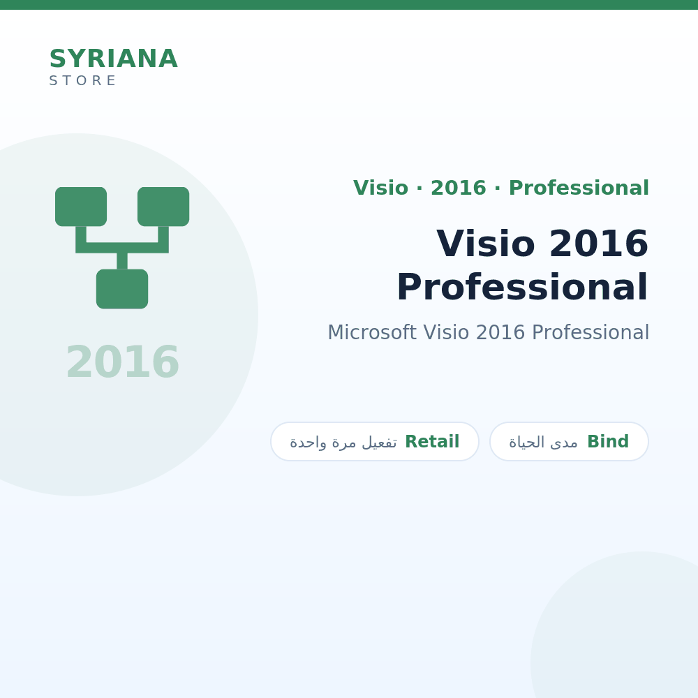 مايكروسوفت Visio 2016 Professional - Microsoft - نسخة مدى الحياة متاحة — لا تجديد ولا اشتراك